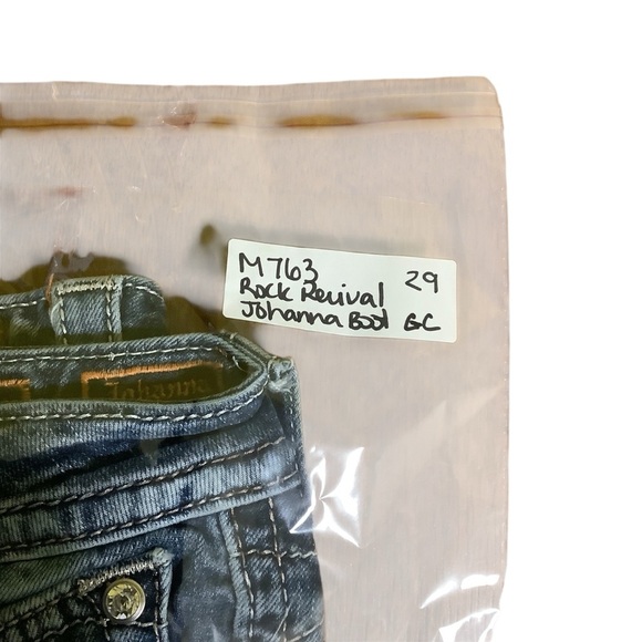 Rock Revival Johanna Bootcut Jeans Sz 29 Blue - Picture 11 of 11